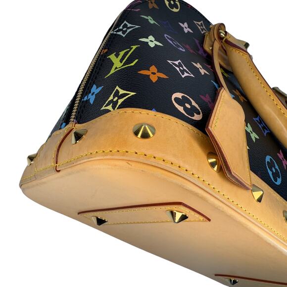 Louis Vuitton Multicolor Alma Bag PM Murakami Limited Edition Monogram Vintage - Picture 12 of 15